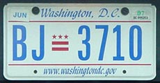 2000 plate no. BJ-3710 with Jun. 2007 stickers