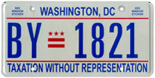 Plate no. BY-1821, issued c.Feb. 2004