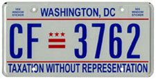 Plate no. CF-3762, issued c.May 2005
