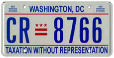 Plate no. CR-8766, issued c.Nov. 2006