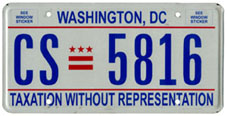 Plate no. CS-5816, issued c.Dec. 2006