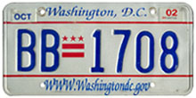 2001 optional plate no. BB-1708