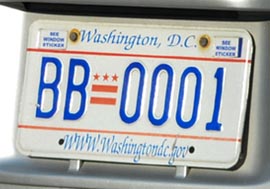 2001 optional plate no. BB-0001