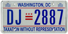 2000 Passenger plate no. DJ-2887