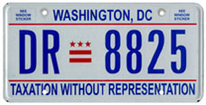 2000 Passenger plate no. DR-8825