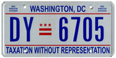 2000 Passenger plate no. DY-6705