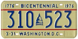 1974 plate no. 310-523