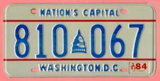 1978 plate no. 810-067 with 3/31/84 sticker