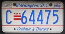 1997 base Commercial (Truck) plate no. C-64475