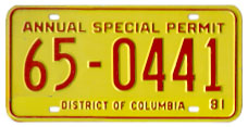 1981-82 Annual Special Permit no. 65-0441