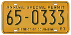 1983-84 Annual Special permit no 65-0333