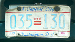 1984 Baseplate no. 035-130, renewed through June 2004