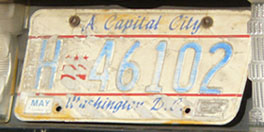1984 Hire (Taxi) plate no. H-46102