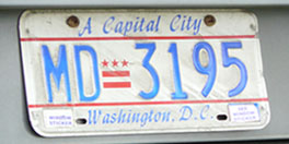 1984 Medical Doctor plate no. MD-3195