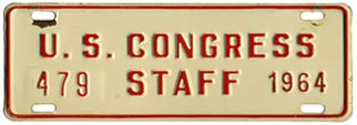 1964 U.S. Congress Staff permit no. 479