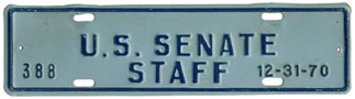 1970 U.S. Senate Staff permit no. 388