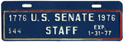 1976-77 U.S. Senate Staff permit no. 544