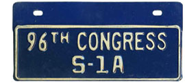 96th Congress (Senate) permit no. S-1A