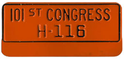 101st Congress (House of Rep.) permit no. H-116