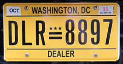 2010 Dealer plate no. 8897