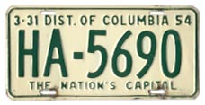 1953 (exp. 3-31-54) Hire plate no. HA-5690