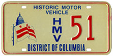 Historic Motor Vehicle plate no. 51