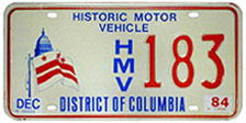 Historic Motor Vehicle plate no. 183