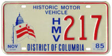 Historic Motor Vehicle plate no. 217