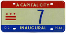 1983 Mayoral Inauguration plate no. 7