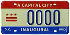 1983 Mayoral Inauguration sample plate