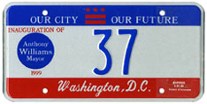 1999 Mayoral Inauguration plate no. 37