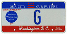 1999 Mayoral Inauguration plate no. G