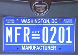2005-06 Manufacturer plate no. MFR-0201