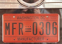 2006-07 Manufacturer plate no. MFR-0306