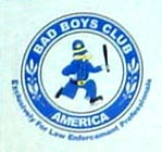 Bad Boys Club plate logo detail