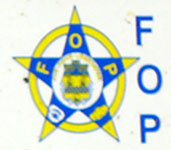 Fraternal Order of Police plate logo detail