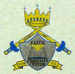 Spirit of Faith Christian Center plate logo detail