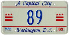 1988 reserved plate no. 89