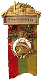 1923 Shrine National Convention badge