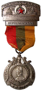 1935 Shrine Convention badge