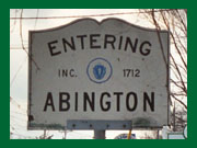 Abington sign