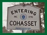 Cohasset sign