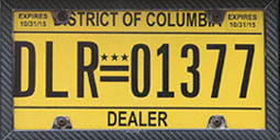 2014 Dealer plate no. 1377