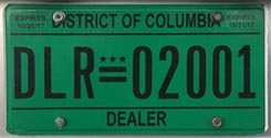 2016 Dealer plate no. 2001