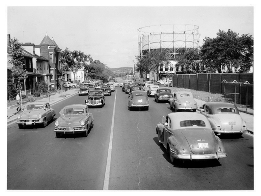 M St., SE, looking towards 11th St., c.1949