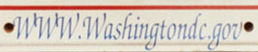 Detail of Web site URL on plate no. BB-1236