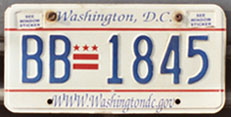 2001 optional plate no. BB-1845