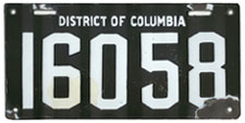 1913 plate no. 16058