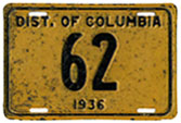 1936 plate no. 62